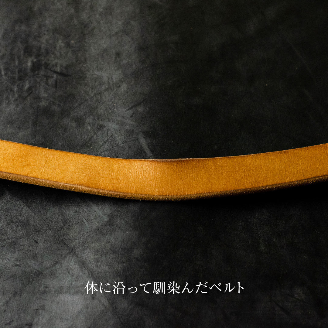 ベルト 35mm幅ハーネスベルト U.K.サドルレザー EDB35015AB