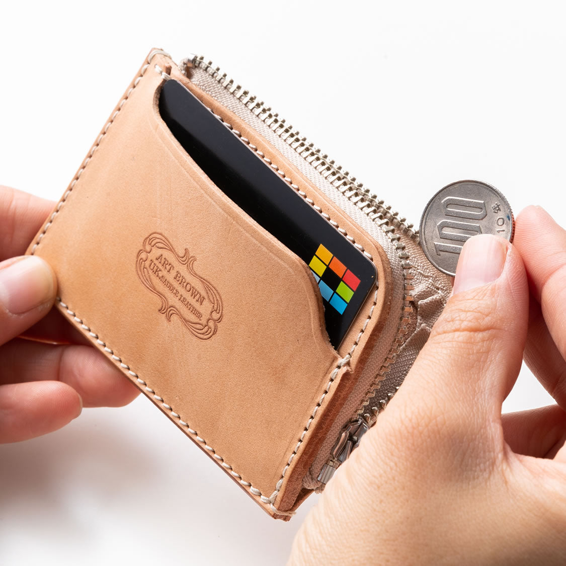 小銭入れ コインケース U.K.サドルレザー ENW00088AB