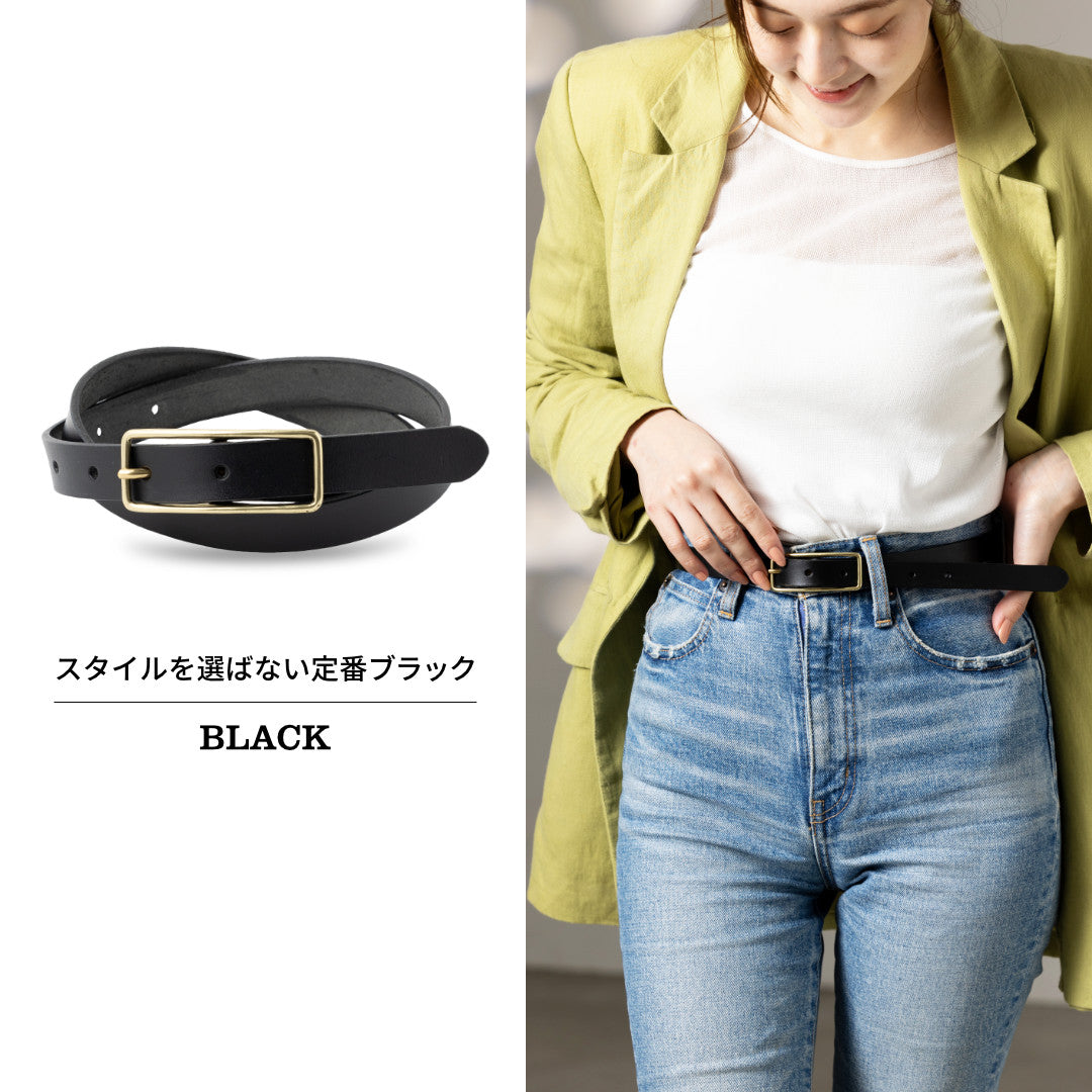 20mm ナローベルト 本革 日本製 ブッテーロ GGB20160AB