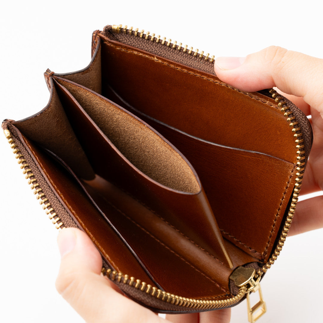 L字ファスナーミニ財布 ブッテーロ GGW00146AB