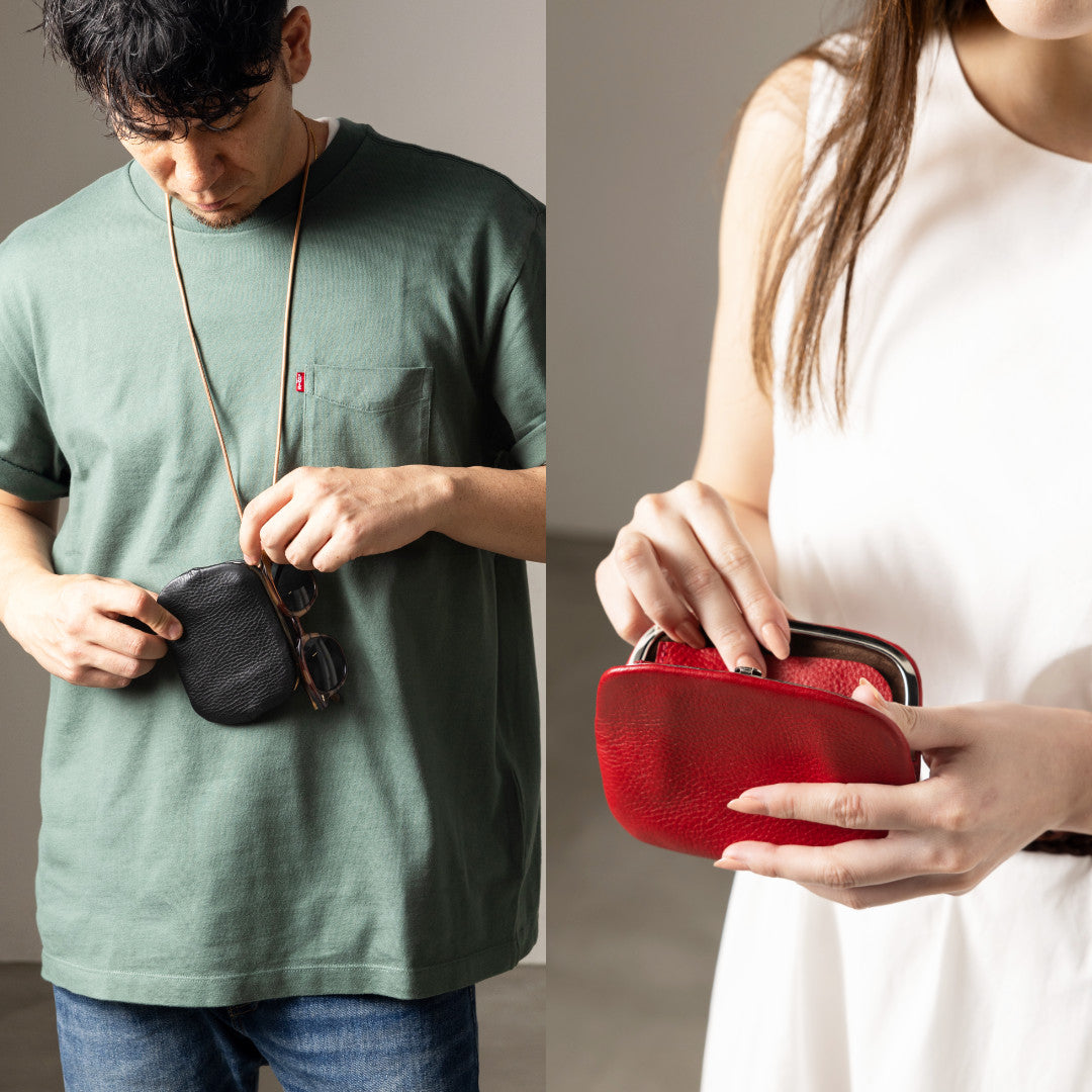 がま口財布 本革 日本製 KNW00149AB