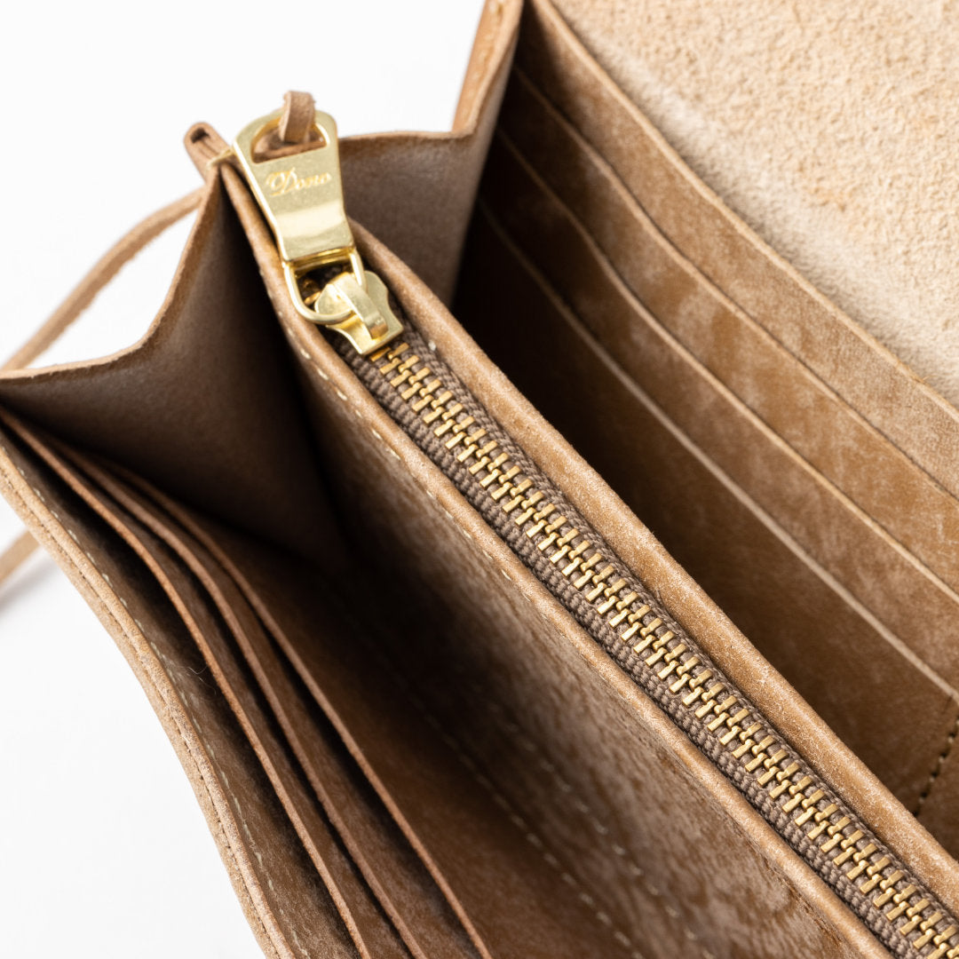 レターウォレットロング イタリアンレザーセルバッジョ SGW00062DN