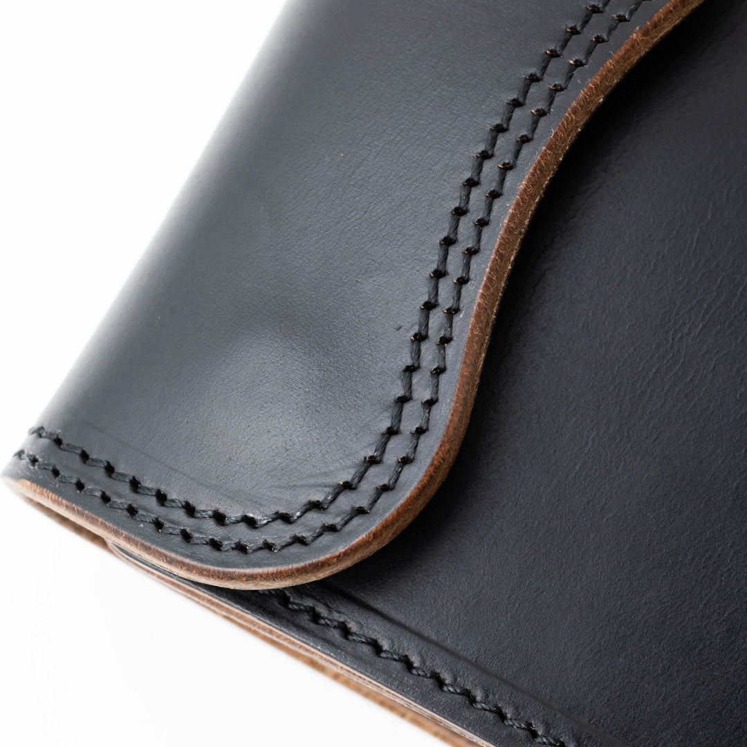 二つ折り財布 本革 クロムエクセル 蓋つき VGW00141AB