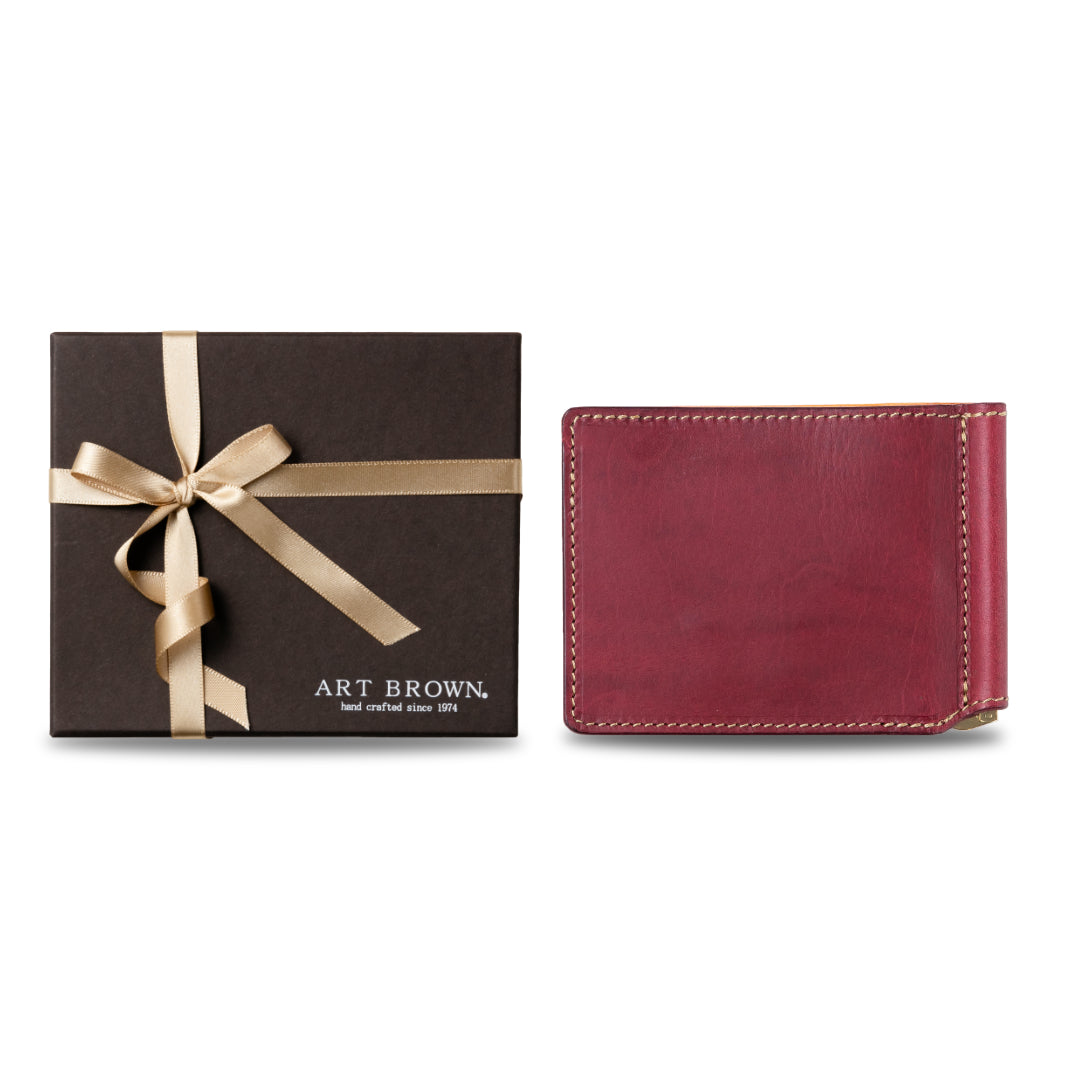 薄型マネークリップ 本革 イタリアンレザーリスシオ LGW00013AB