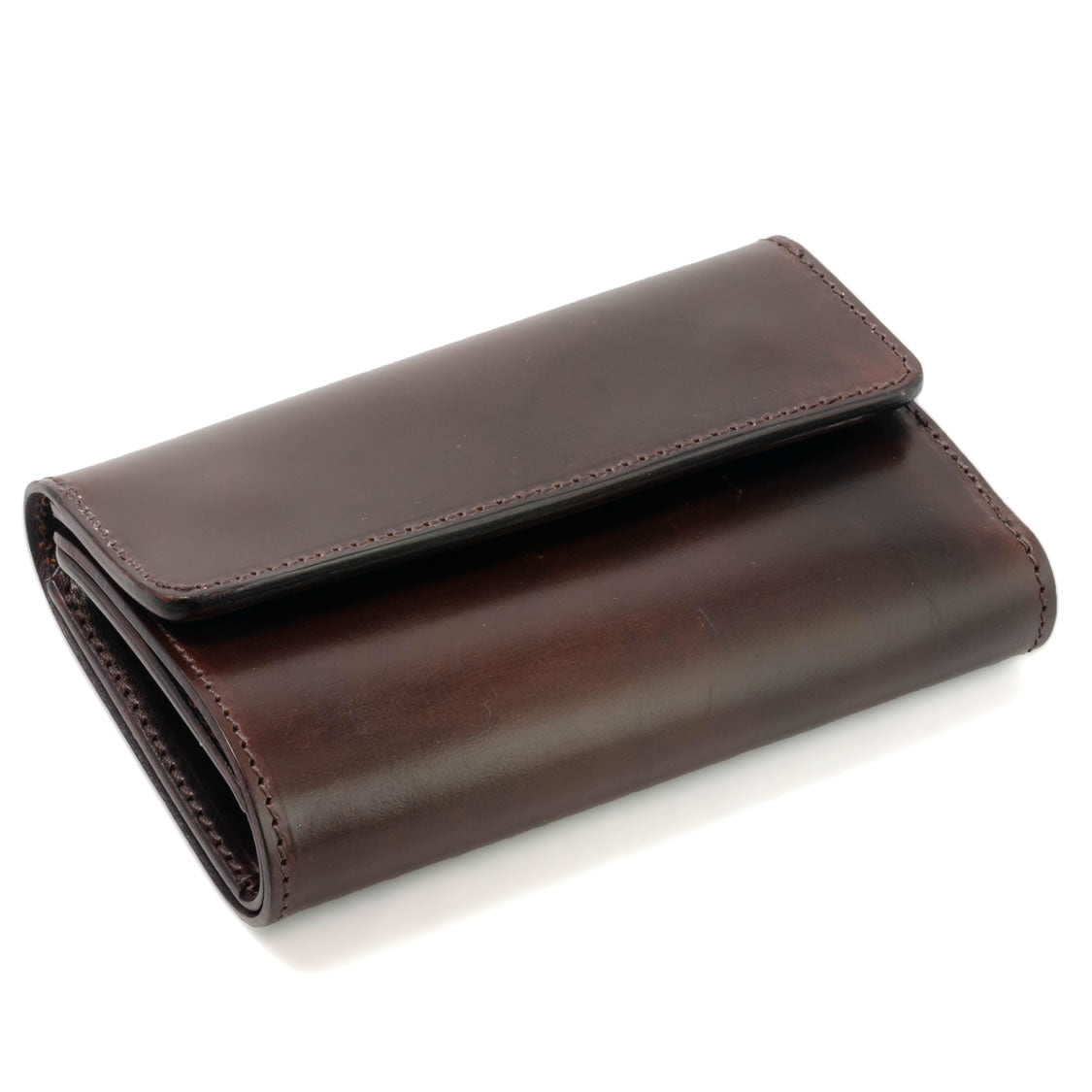 三つ折り財布 本革 U.K.サドルレザー