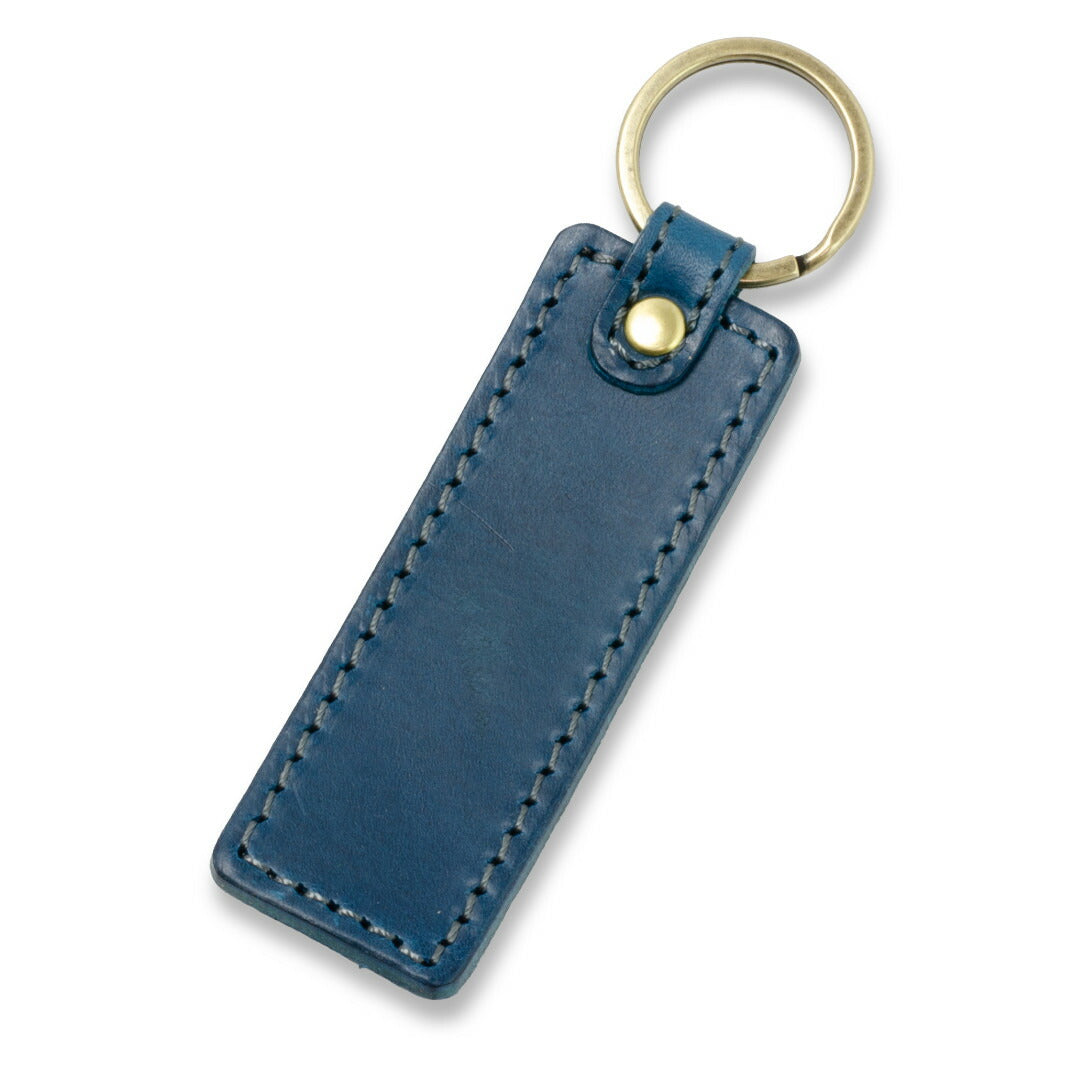 【在庫売切】ネームタグ キーホルダー 名入れ イタリアンレザーブッテーロ