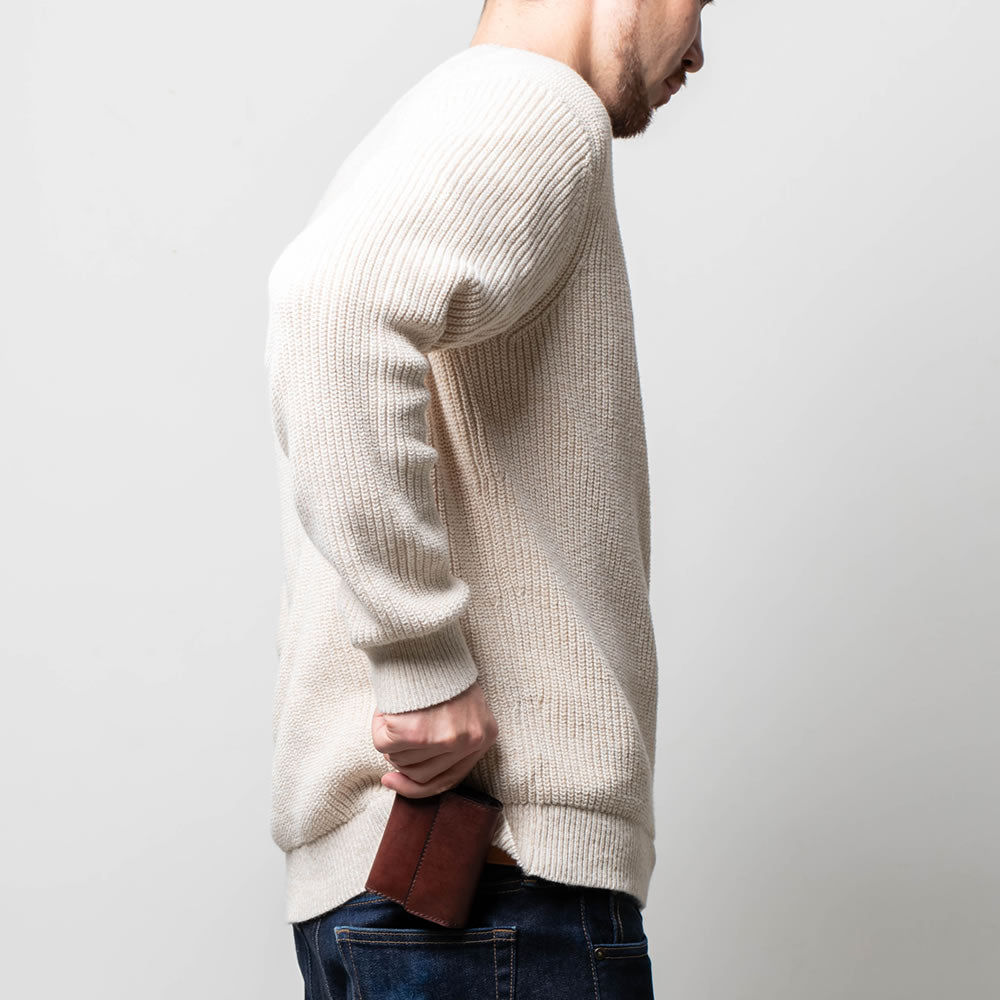 三つ折り財布 U.Kサドルレザー EAW00125AB