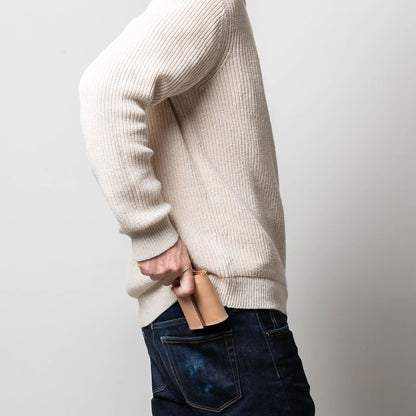 三つ折り財布 U.Kサドルレザー EAW00125AB