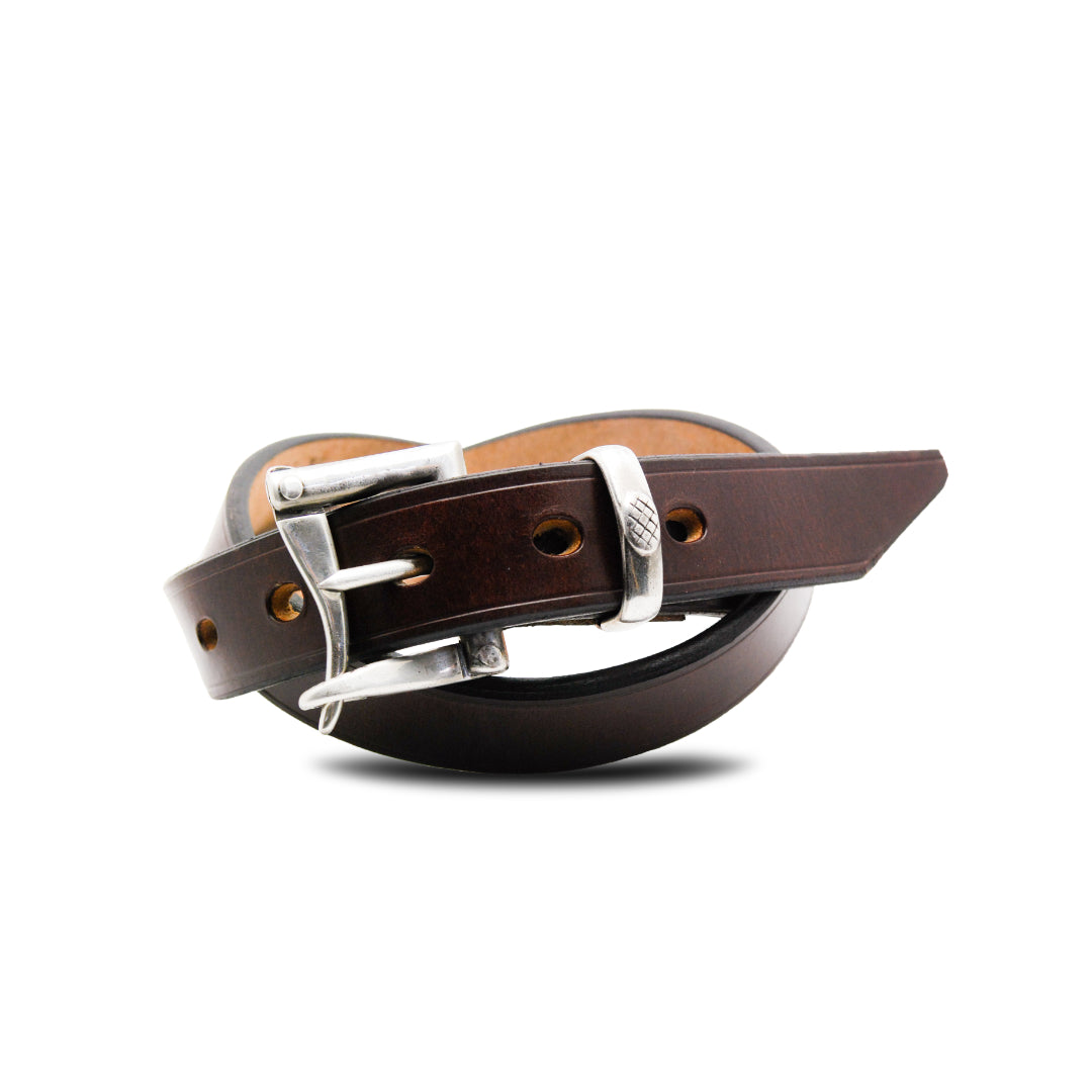 ベルト 33mm幅ファイヤーマンベルト U.K.サドルレザー EDB33002AB