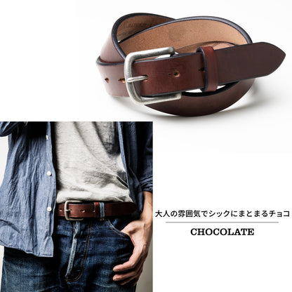 ベルト 35mm幅ハーネスベルト U.K.サドルレザー EDB35015AB