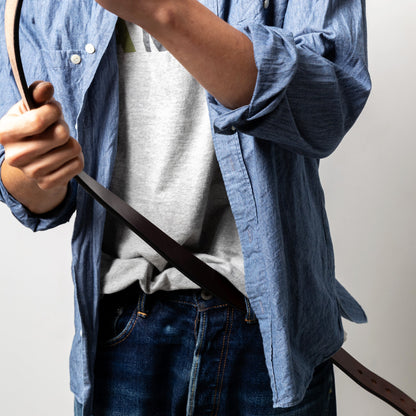 ベルト 35mm幅ハーネスベルト U.K.サドルレザー EDB35015AB