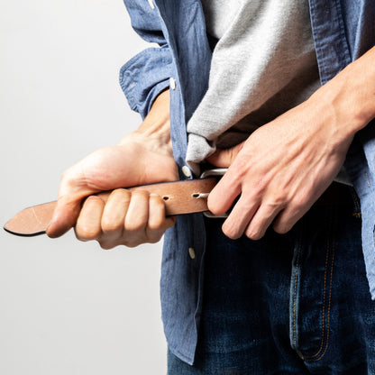 ベルト 35mm幅ハーネスベルト U.K.サドルレザー EDB35015AB