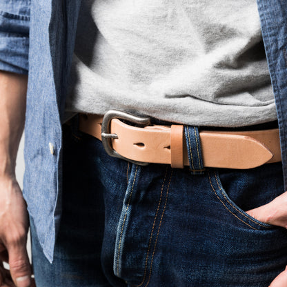 ベルト 35mm幅ハーネスベルト U.K.サドルレザー EDB35015AB