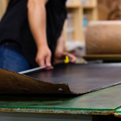 ベルト 40mm幅ギャリソンベルト シルバー U.K.サドルレザー EDB40014AB