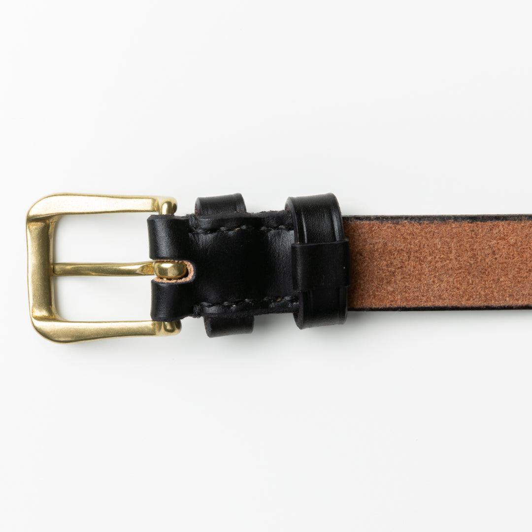 ベルト 27mm幅ナローベルト U.K.サドルレザー EGB27004AB