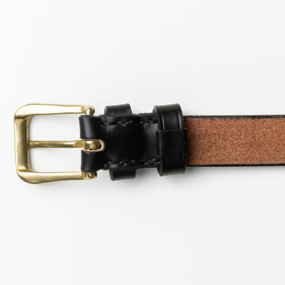 ベルト 27mm幅ナローベルト U.K.サドルレザー EGB27004AB