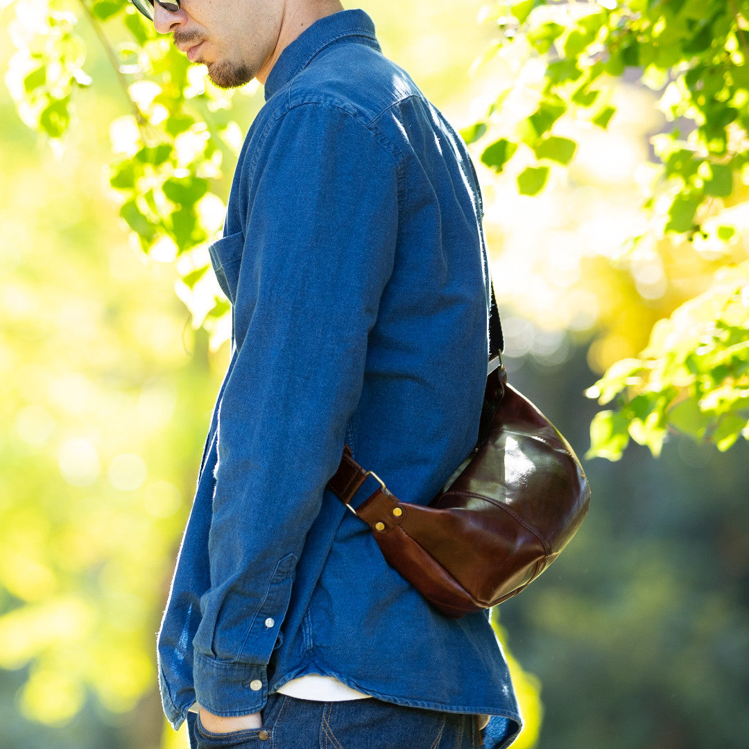 ボディバッグ U.Kサドルレザー EGC00038AB