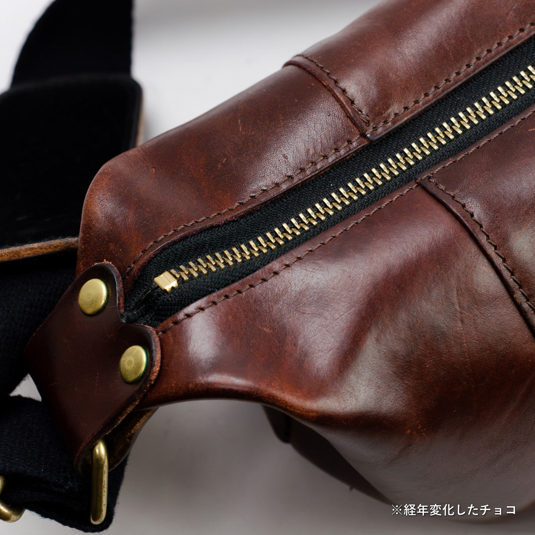 ボディバッグ U.Kサドルレザー EGC00038AB