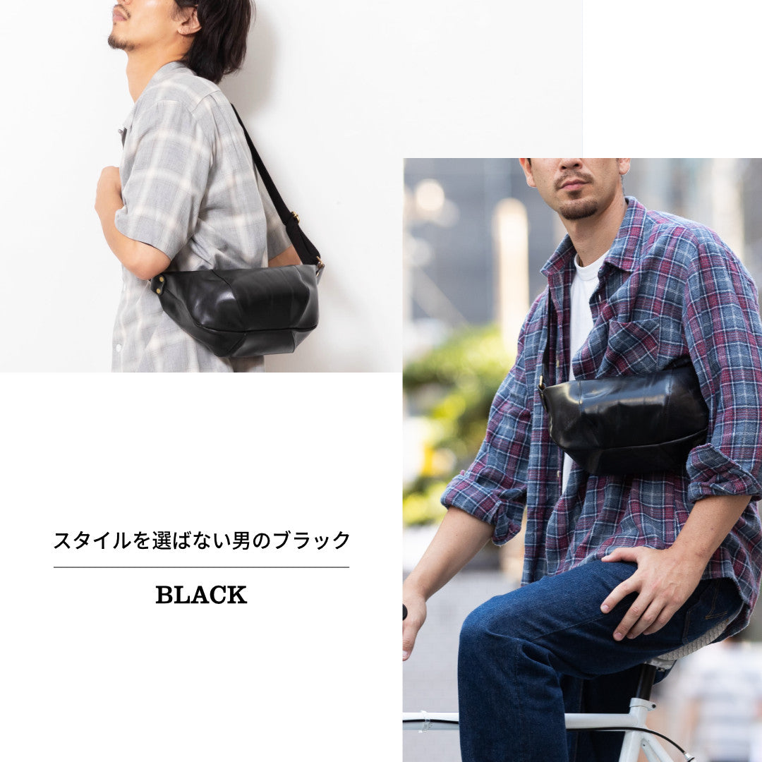 ボディバッグ U.Kサドルレザー EGC00038AB