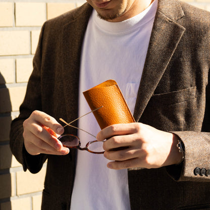 メガネケース 本革 日本製 アリゾナ KFF00214AB