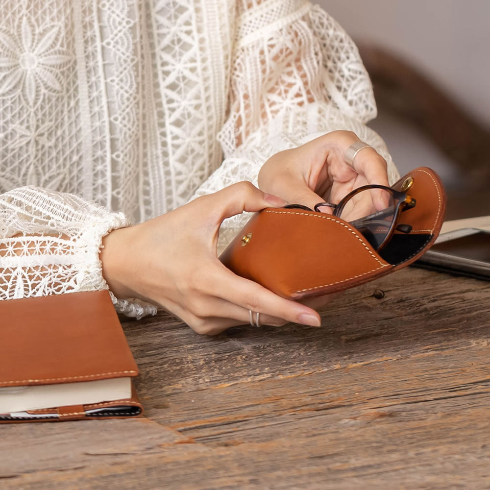 メガネケース 眼鏡ケース 革 名入れ LGF00001AB