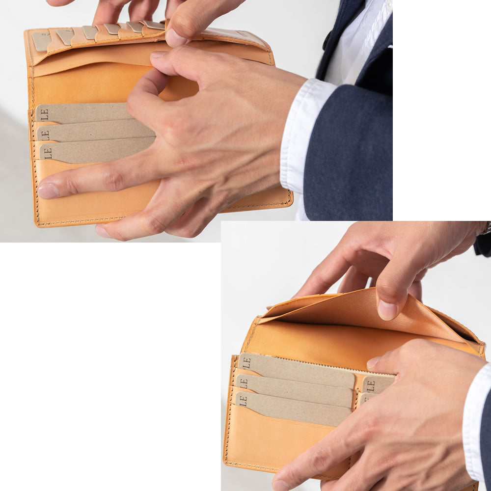 長財布 本革 イタリアンレザーリスシオ