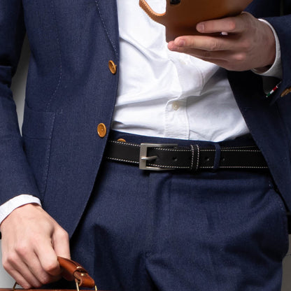 ベルト 30mm幅ナローベルト オイルドレザー ODB30001AB