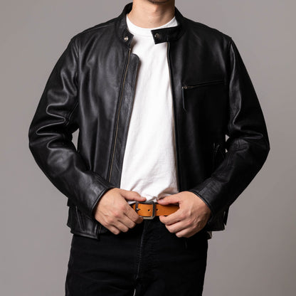 ベルト 35mm幅ギャリソンベルト オイルドレザー ODB35028AB