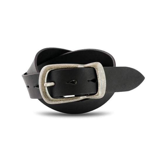 ベルト 40mm幅馬蹄型ビッグバックルベルト オイルドレザー ODB40011AB