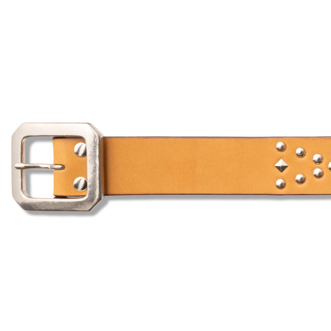 ベルト 40mm幅スタッズベルト オイルドレザー ODB40034AB – ARTBROWN