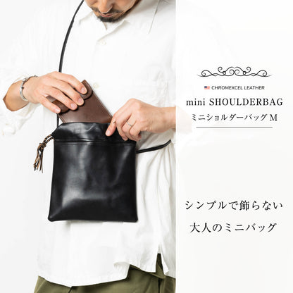 巾着バック 本革 日本製 クロムエクセル VGC00066AB