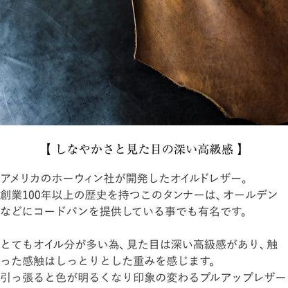 二つ折り財布 本革 クロムエクセル 蓋つき VGW00141AB