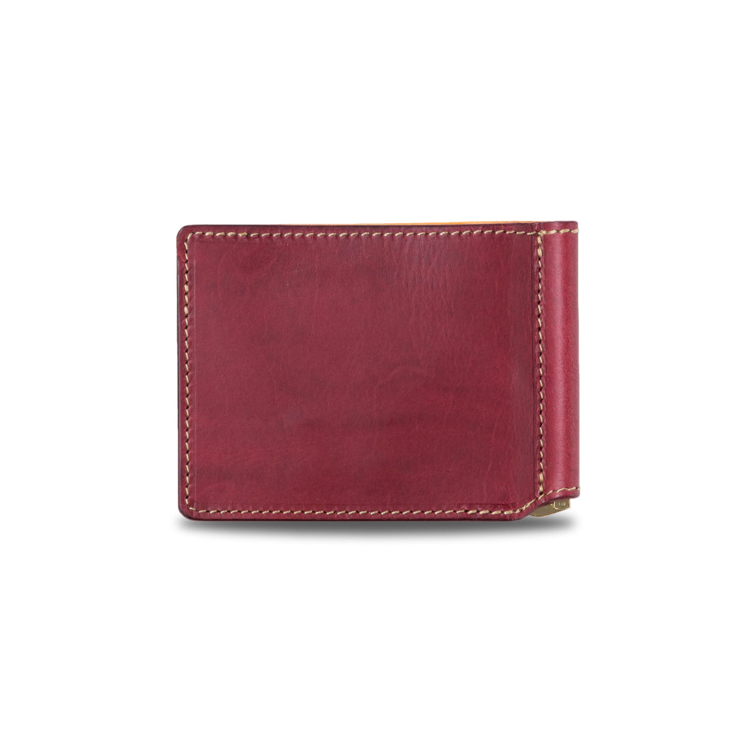 薄型マネークリップ 本革 イタリアンレザーリスシオ LGW00013AB