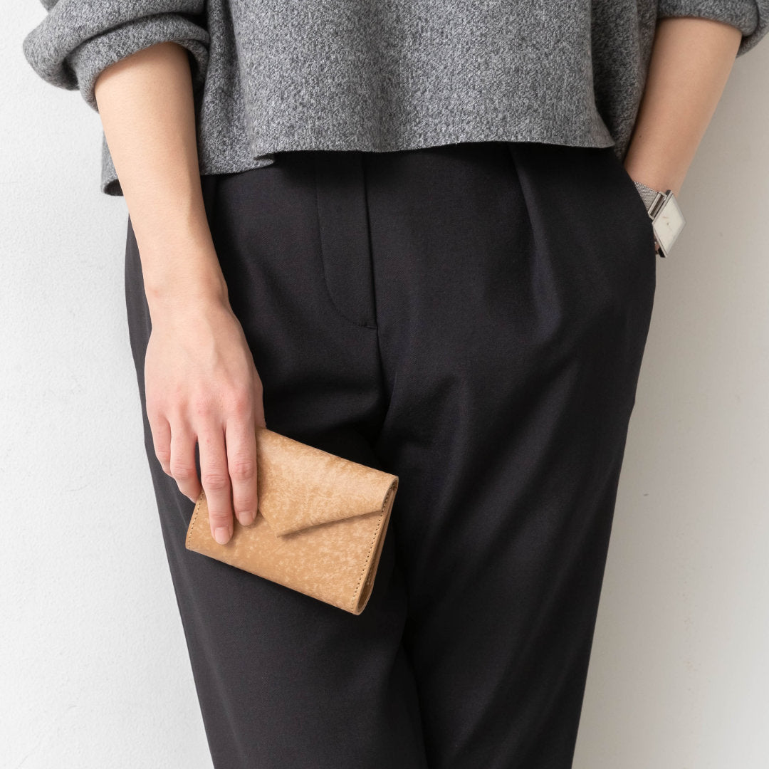 レターウォレットミディアム イタリアンレザー セルバッジョ SGW00061DN